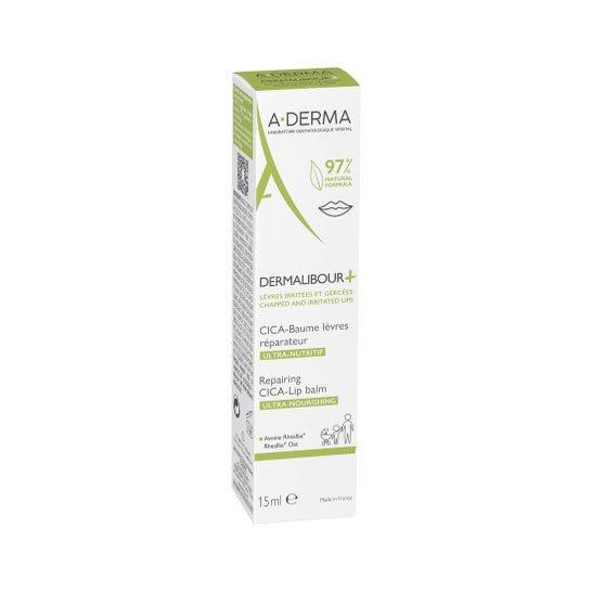 A-Derma Dermalibour+ CICA Bálsamo Labial Reparador 15ml