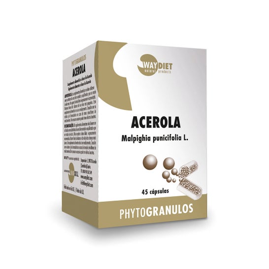 Waydiet Natural Acerola Phytogranules 45 kapsler