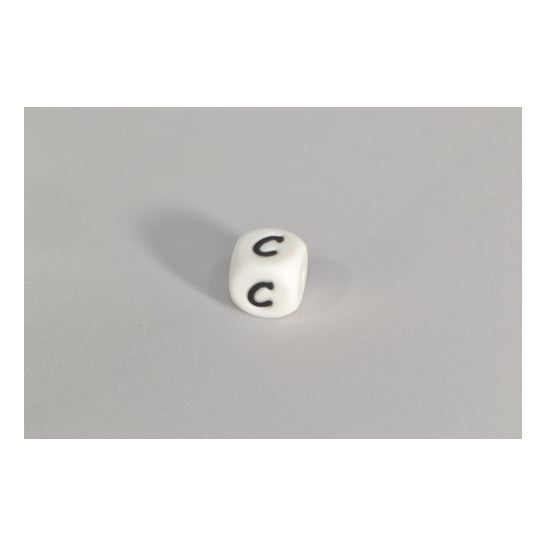 Onomkeerbare Siliconenkraal voor Chip Clip Letter C 1 eenheid
