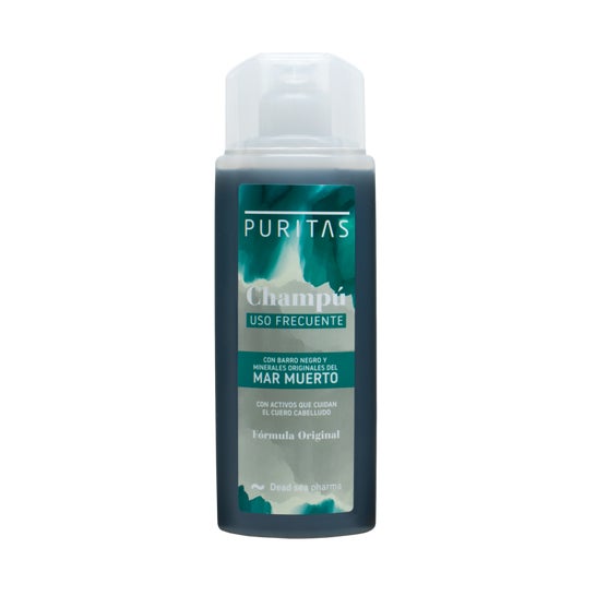 Puritas Shampoo til hyppig brug Black Mud Dead Sea Aloe 250ml