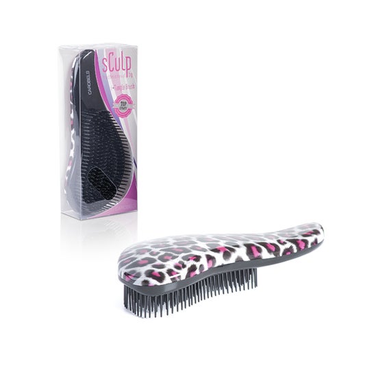 Sculpby I-Tangle Pinsel Rosa Leopard
