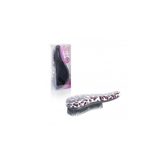 SculpBy Cepillo I-Tangle Brush Leopardo Rosa