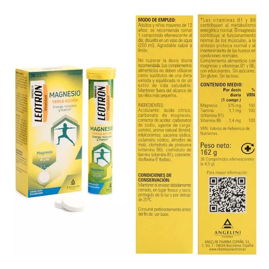 Leotron Magnesio 30 Comp. Eferve. Leotron Magnesio 30 Comp. Eferve.