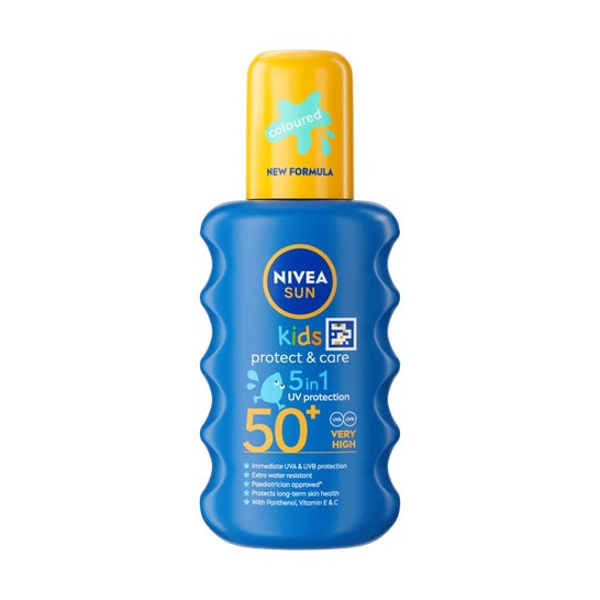 Nivea Sun Kids Protect & Care Spray Spf50+ com Cor 200ml