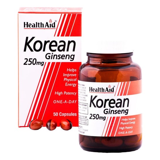 Health Aid Korean Ginseng 250mg 50caps