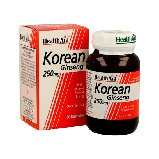 Health Aid Ginseng Coreano 250mg 50caps