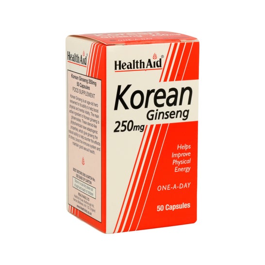 Health Aid Ginseng Coreano 250mg 50caps
