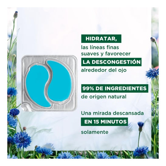 Klorane Parches Alisantes Antifatiga al Aciano 7 sobres x 2 parches