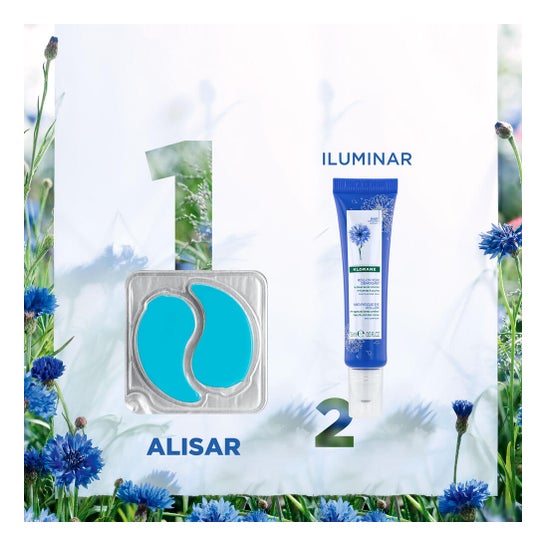 Klorane Parches Alisantes Antifatiga al Aciano 7 sobres x 2 parches