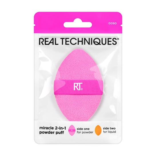 Real Techniques Esponja Miracle 2 in 1 Powder Puff 1ud