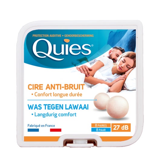 Quies corks for ears natural wax 16uds