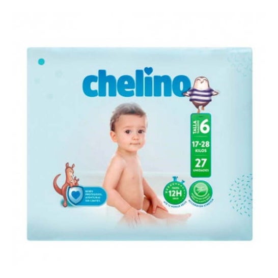 Chelino Fashion&Love pañales T6 17-28kg 27uds