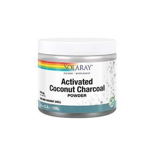 Solaray Charcoal Coconut Activated Active Carbon 75g