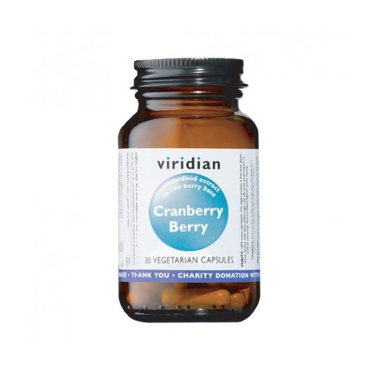 Viridian Bilberry standardiseret ekstrakt 30 kapsler