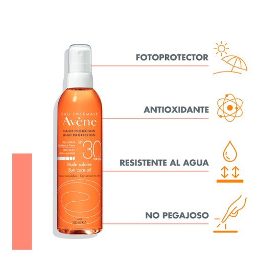 Avène Solar Aceite Spf30+ 200 ml