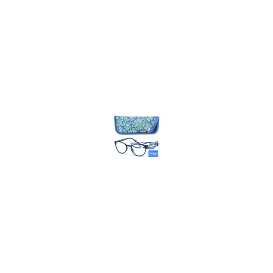 Bads Gafas de Lectura Patilla Flores Azul 3.50 1ud