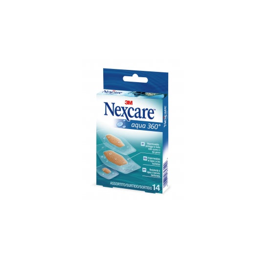 Nexcare® Aqua 360º tiras adhesivas surtido 14 uds