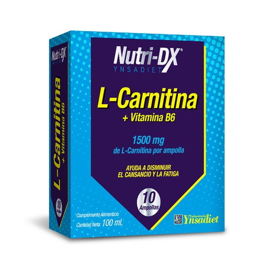 Nutri-DX L-carnitine +vitamin B6 10 Ampoules