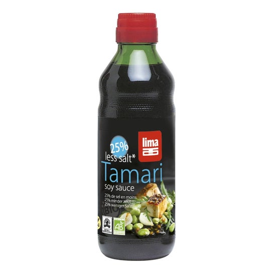 Tamari Lime 25% Minder Zout Bio 500ml