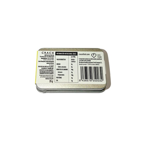 Cracx Caramelo Xilitol Limón 35g