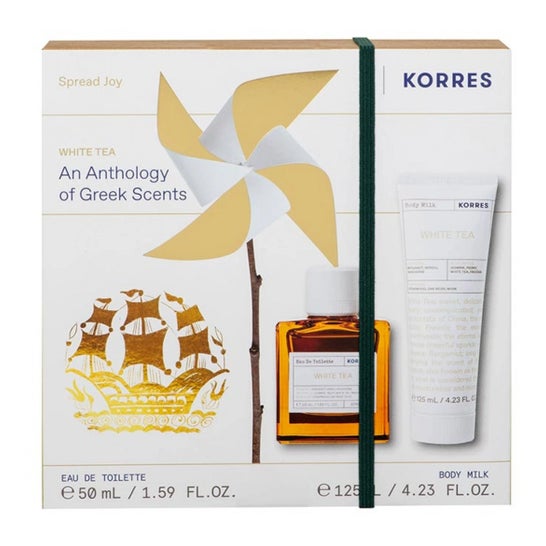 Korres Pack EDT Té Blanco 50 ml + Leche Corporal 125 ml