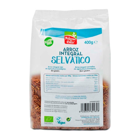 La Finestra sul Cielo Arroz Integral Selvático Rojo Bio 400g