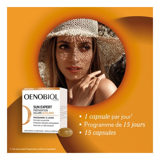 Oenobiol Sun Expert Preparación Solar Acelerada 15caps