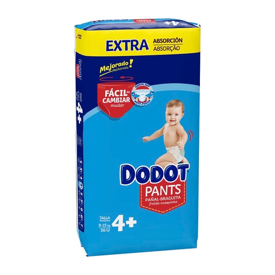 Dodot Extra Absorbency Nappy Pants Size 4 56pcs