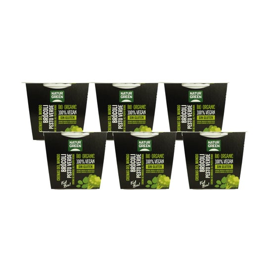 NaturGreen Pack Crema de Brócoli al Pesto Verde Bio 6x310g