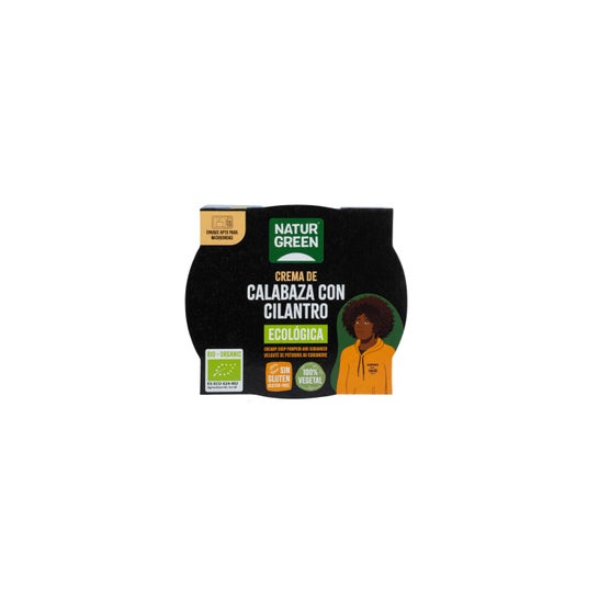 Naturgreen Crema Ecológica de Calabaza y Cilantro 310 g