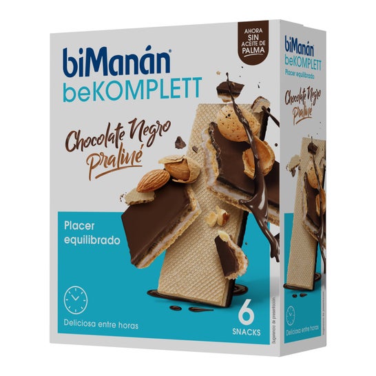 biManán™ Snack dark chocolate praline 6 uts