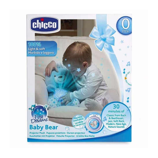 Chicco Baby Orsetto Pupazzo Proiettore Azzurro 1 Unità
