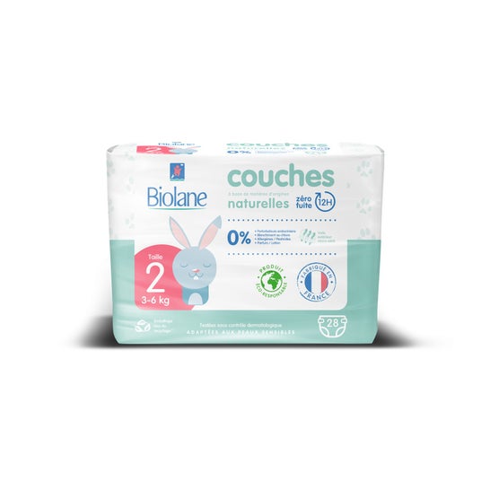 Biolane Couche Naturel Bebe Taille 4 44uts Promofarma