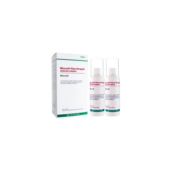 Minoxidil Viñas 5% Solución 2x120 ml