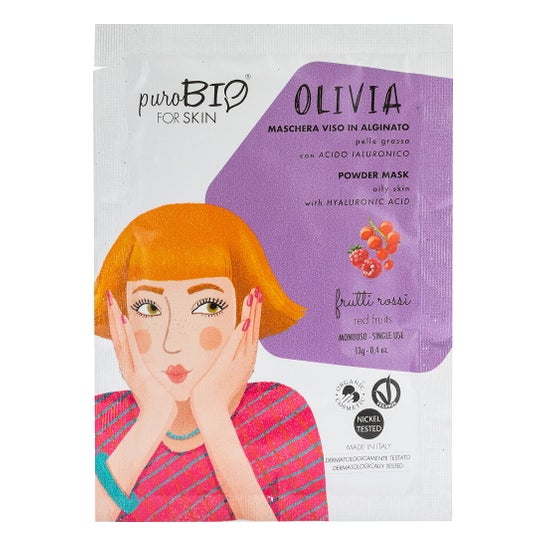 PuroBio Cosmetics Olivia Mascarilla Fruto Rojo 10 Piel Grasa 13g