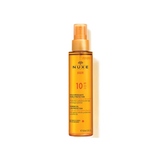 Nuxe Sun olio abbronzante viso e corpo spray SPF10+ 150ml