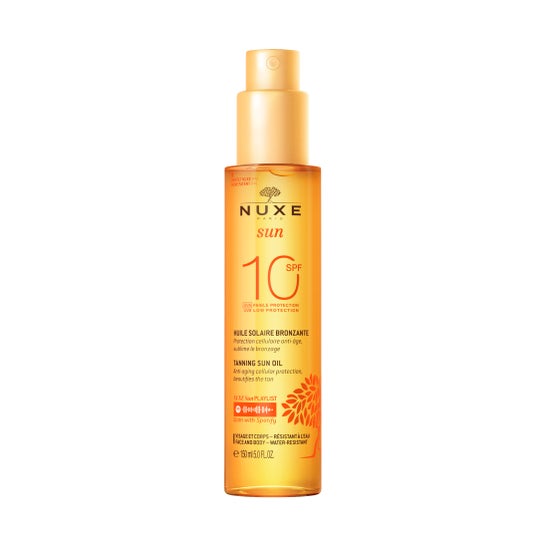 Nuxe Sun olio abbronzante viso e corpo spray SPF10+ 150ml