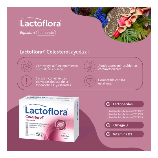 Lactoflora Colesterol 30 Sobres