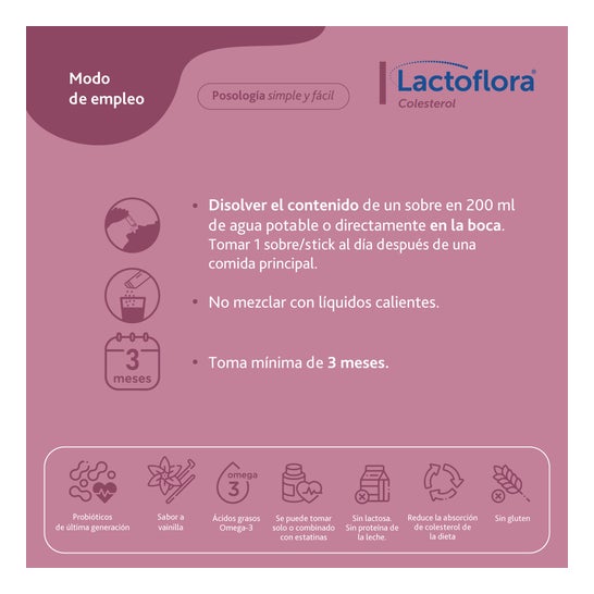 Lactoflora Colesterol 30 Sobres