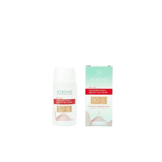 Atache Be Sun Despigmen Shield Protect SPF 50 con Color 50 ml