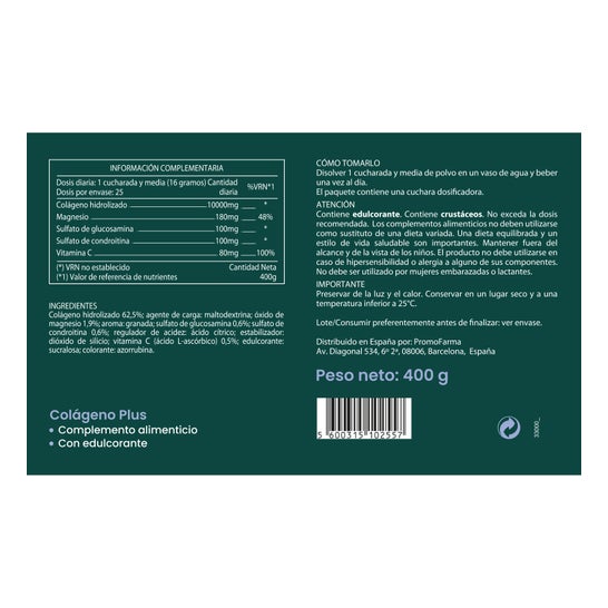 DocMorris Colágeno Plus 400g