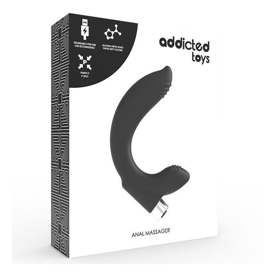 Addicted Toys Oplaadbare Prostaat Vibrator Zwart 1pc