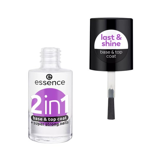 Essence 2 In 1 Base & Top Coat Super Strong Nails 8ml