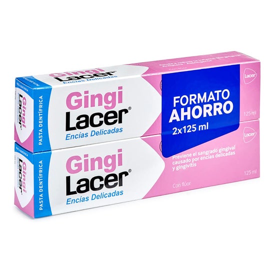 Lacer GingiLacer Encías Delicadas Pasta Dentífrica 2x125ml
