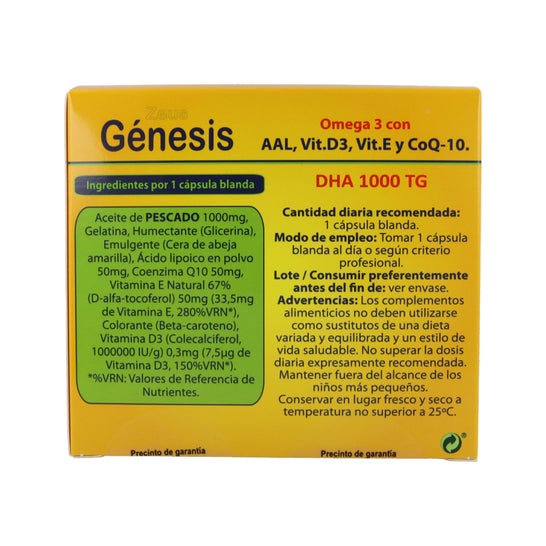 Zeus Génesis DHA TG 1000 120 caps