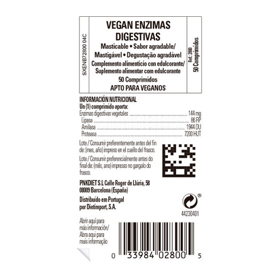 Solgar Vegan Enzimas Digestivas 50comp