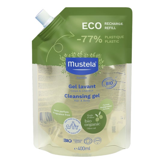 Mustela Gel Lavant Bio Recharge 400ml