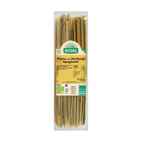 Biogra Spaghetti Gemüse Dreifarbig Bio 250g