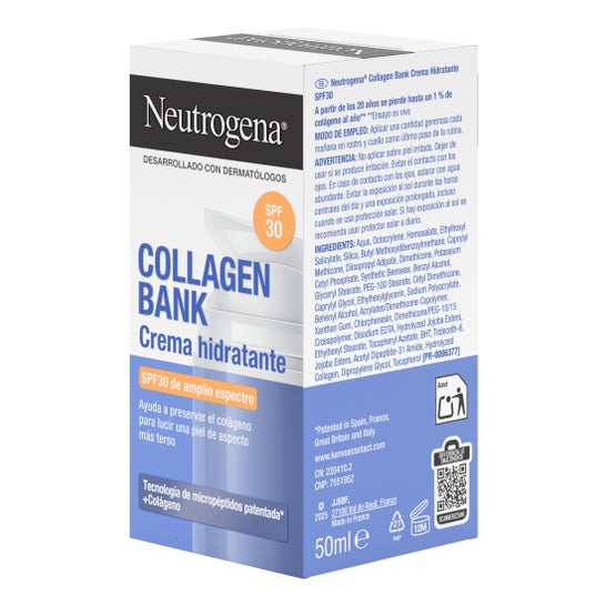 Neutrogena Collagen Bank Crema Hidratante SPF30 50 ml