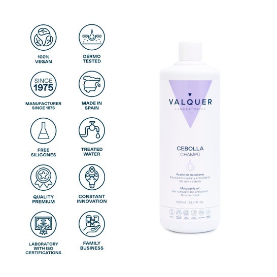 Valquer Champú Cebolla 1000 ml